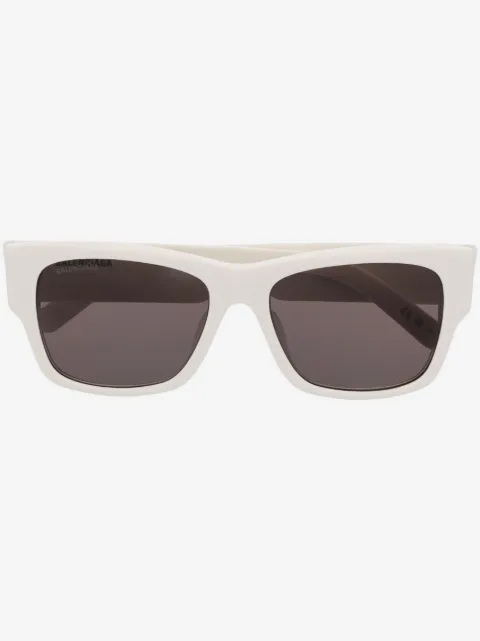 Balenciaga Eyewear logo-engraved square-frame sunglasses