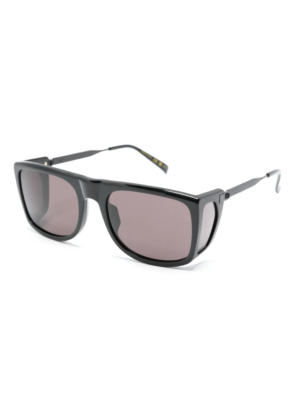 Dunhill side-flap square-frame sunglasses - Zwart