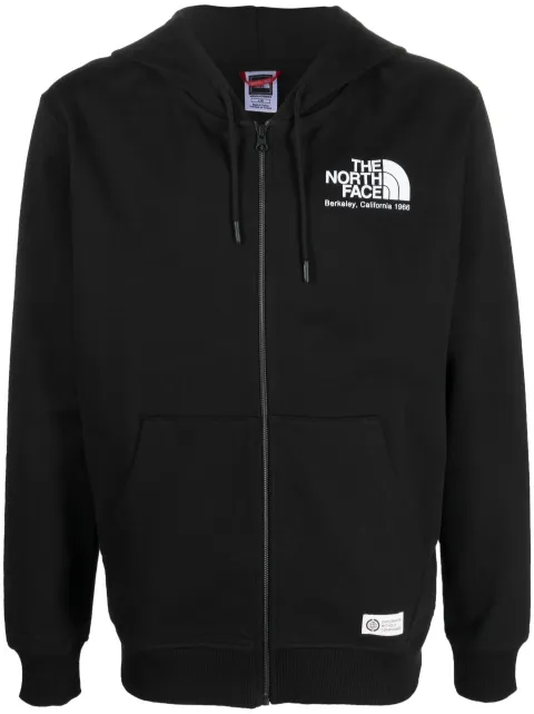 The North Face logo-print cotton hoodie