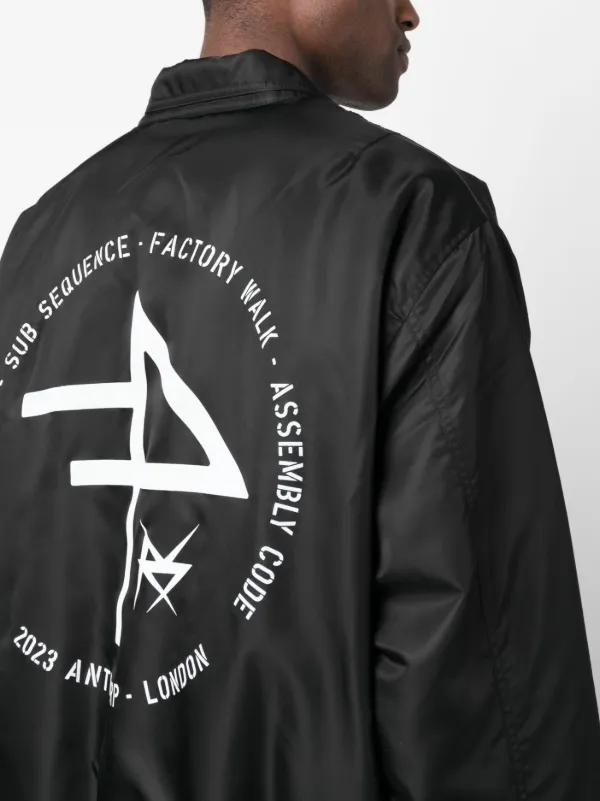 Raf Simons X Fred Perry x Raf Simons Printed Flight Jacket - Farfetch