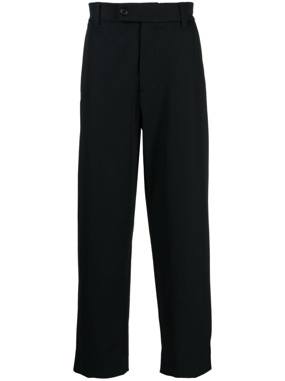 SONGZIO buckle-detail straight-leg trousers – Black