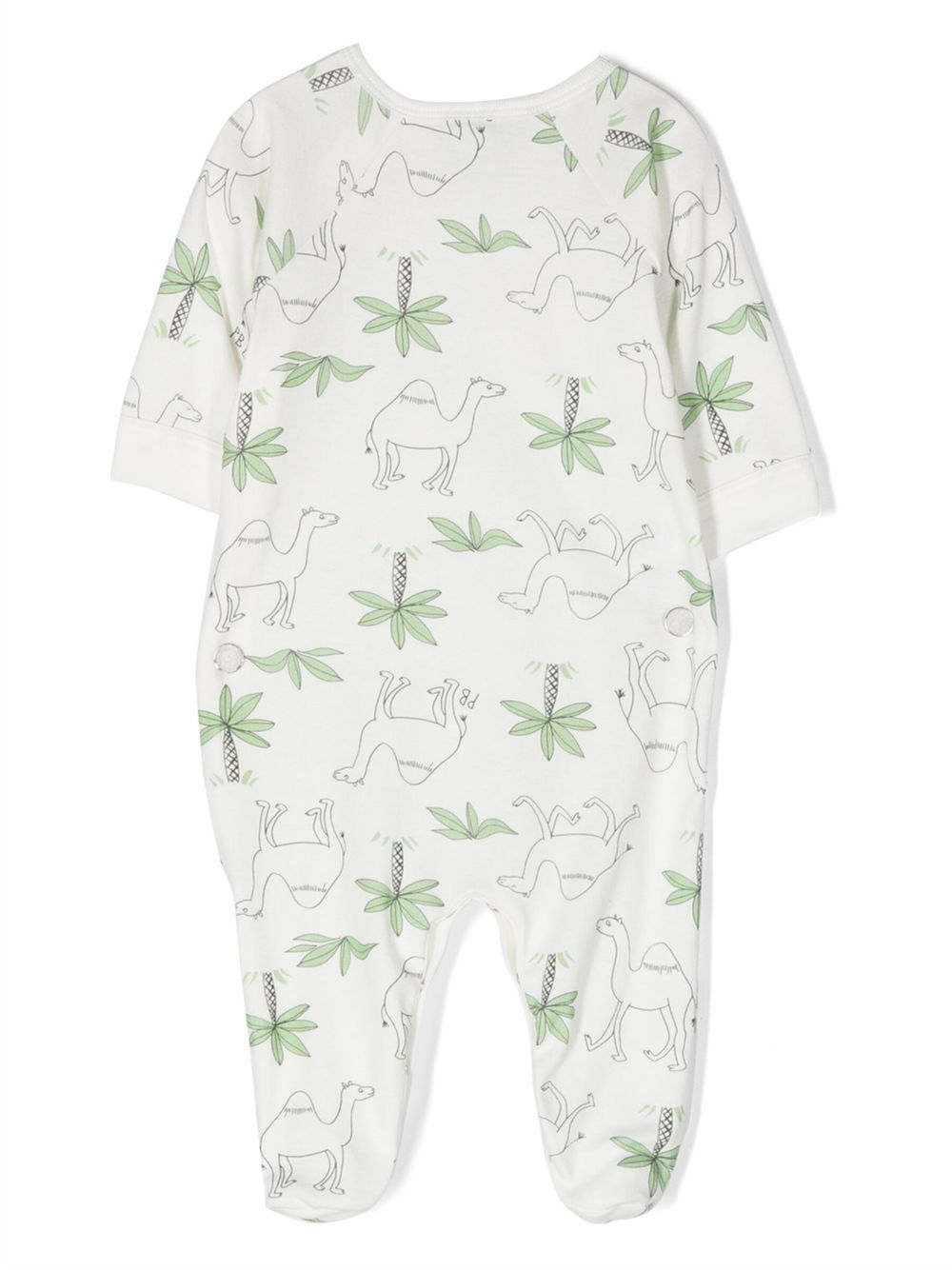 Petit Bateau Pyjama met print - Wit