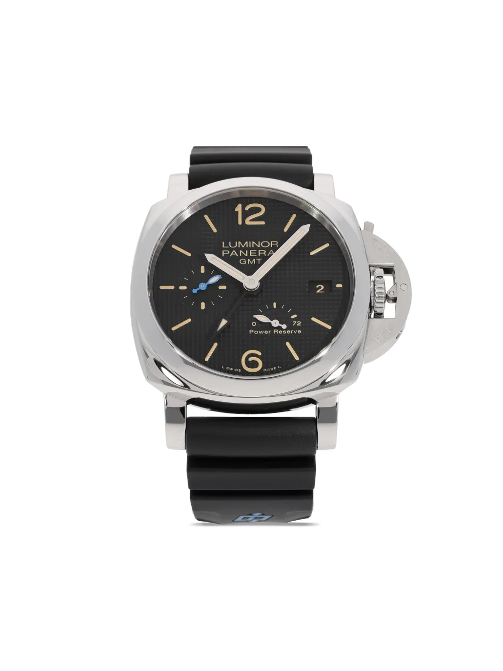 Pre-owned Panerai 2018  Luminor Gmt Power Reserve 42mm In Black