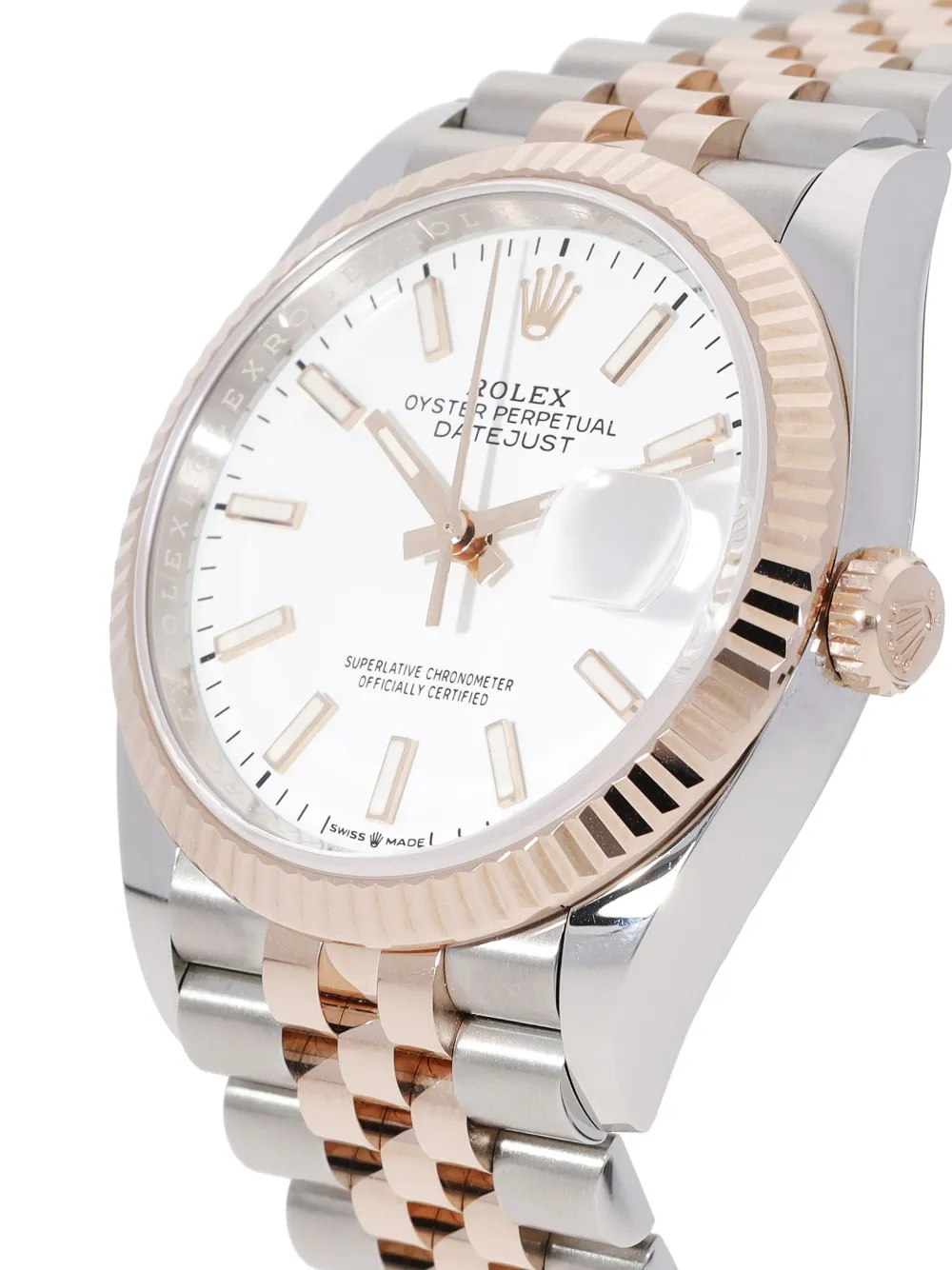 Rolex 2023 pre-owned Datejust horloge - Wit