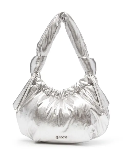 GANNI - small Occasion metallic shoulder bag