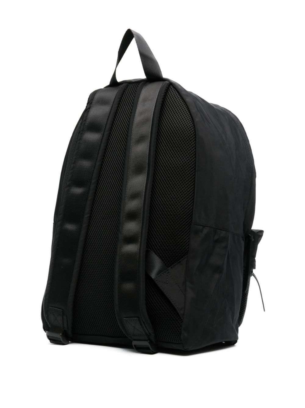 Shop Ea7 Logo Print Backpack In Black