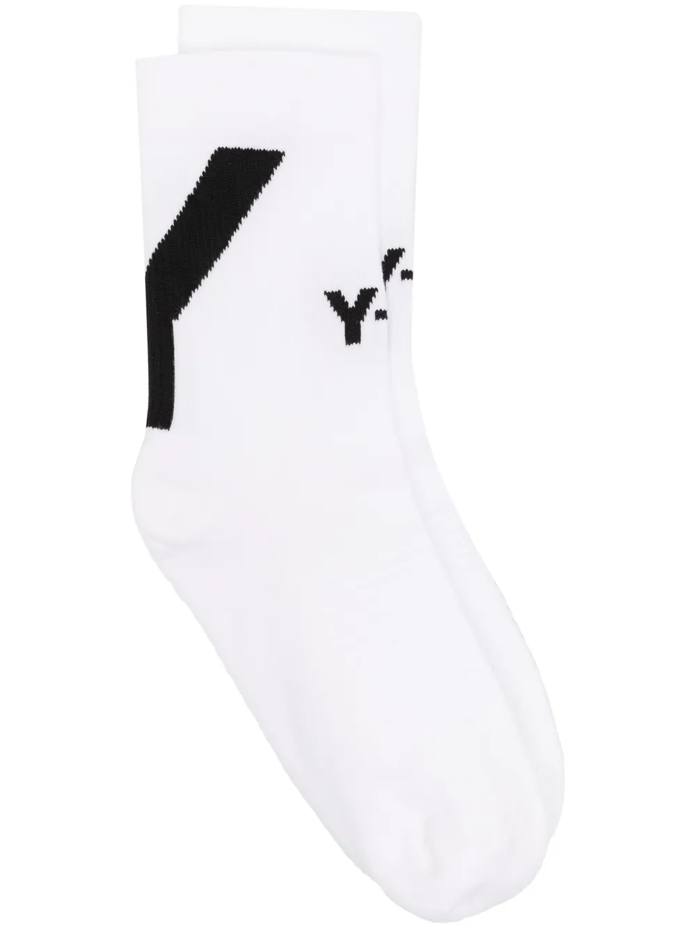 Y-3 INTARSIA-KNIT LOGO SOCKS