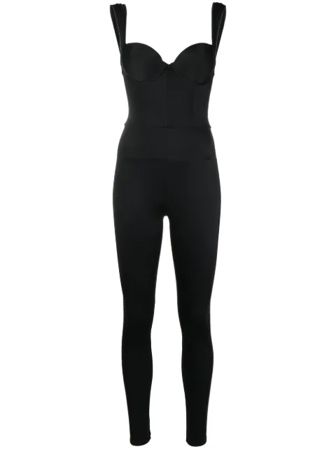 Noire Swimwear jumpsuit sin mangas con estilo bustier