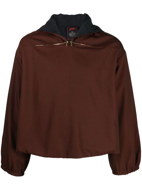 Jean Paul Gaultier Pre-Owned 1990s hooded zip-up windbreaker