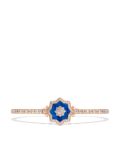 David Morris 18kt rose gold Astra diamond and opal bracelet