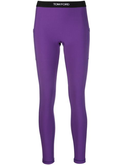 purple leggings womens