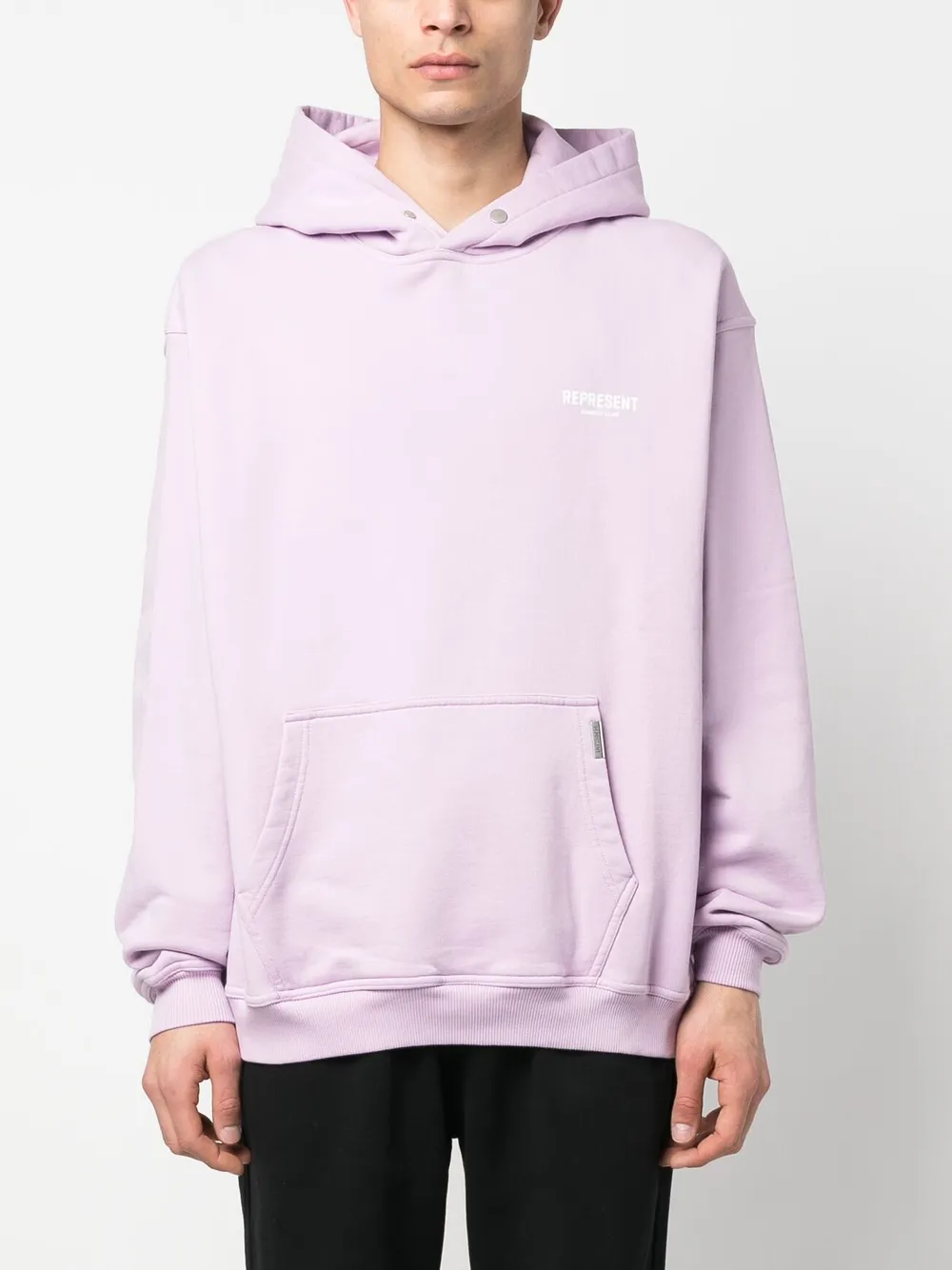 Represent logoprint longsleeve Hoodie Farfetch