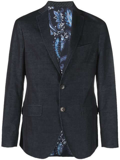 ETRO single-breasted tailored blazer Men