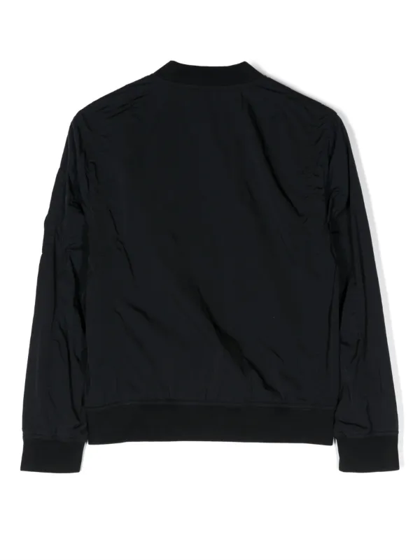 けんちゃん様 【C.P. Company】 BOMBER JACKET C.P. Company Kids logo-patch zip-up Bomber Jacket | Blue