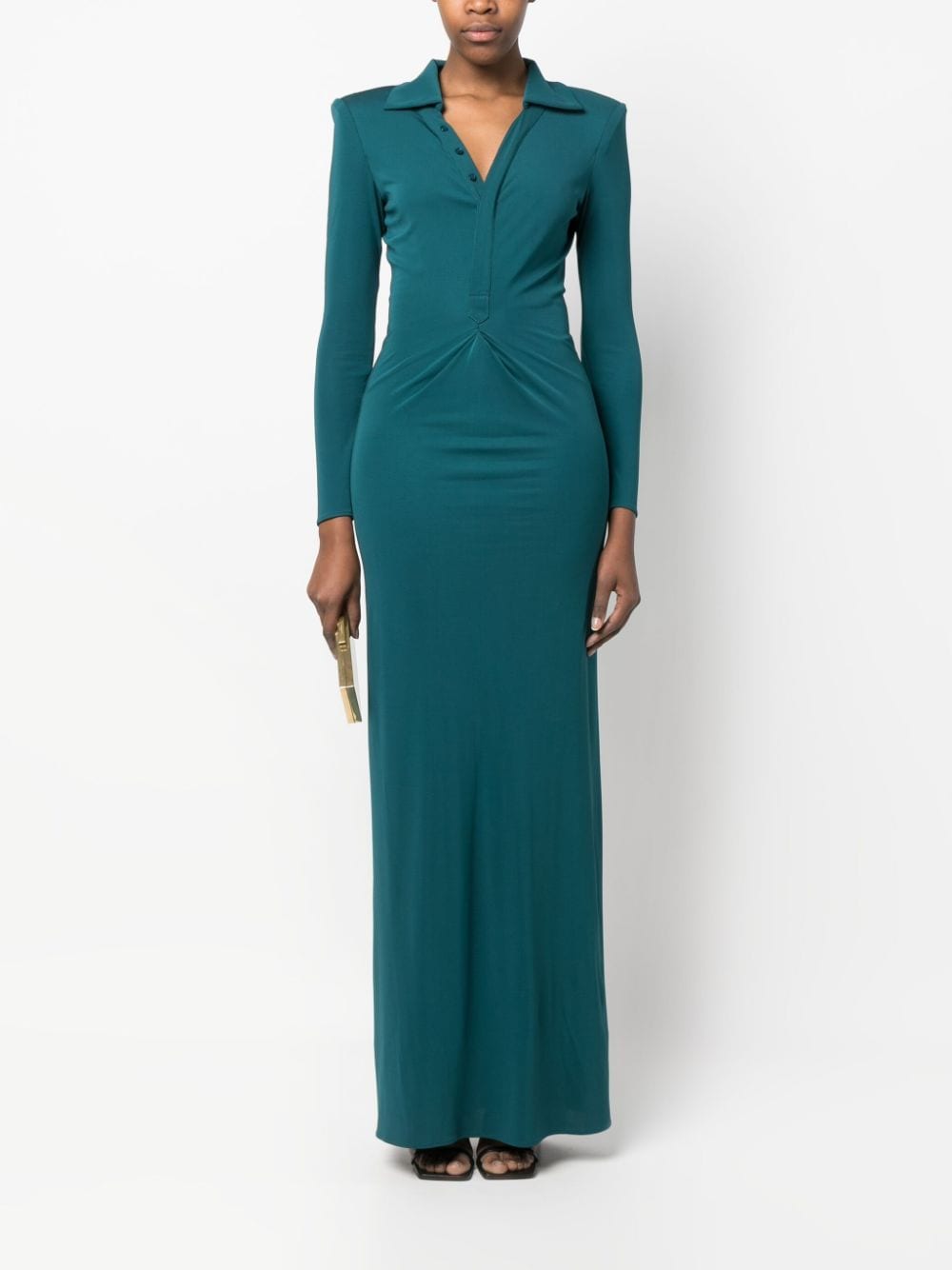 Roland Mouret Jurk met lange mouwen - Groen