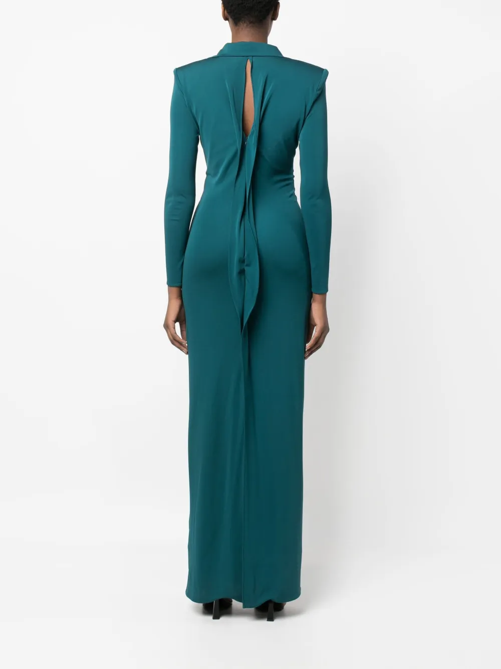 Roland Mouret longsleeve Jersey Maxi Dress Farfetch