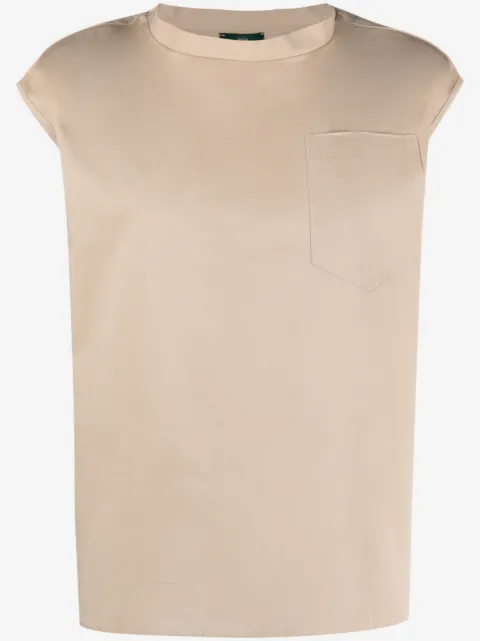 Jejia chest-pocket cotton T-shirt