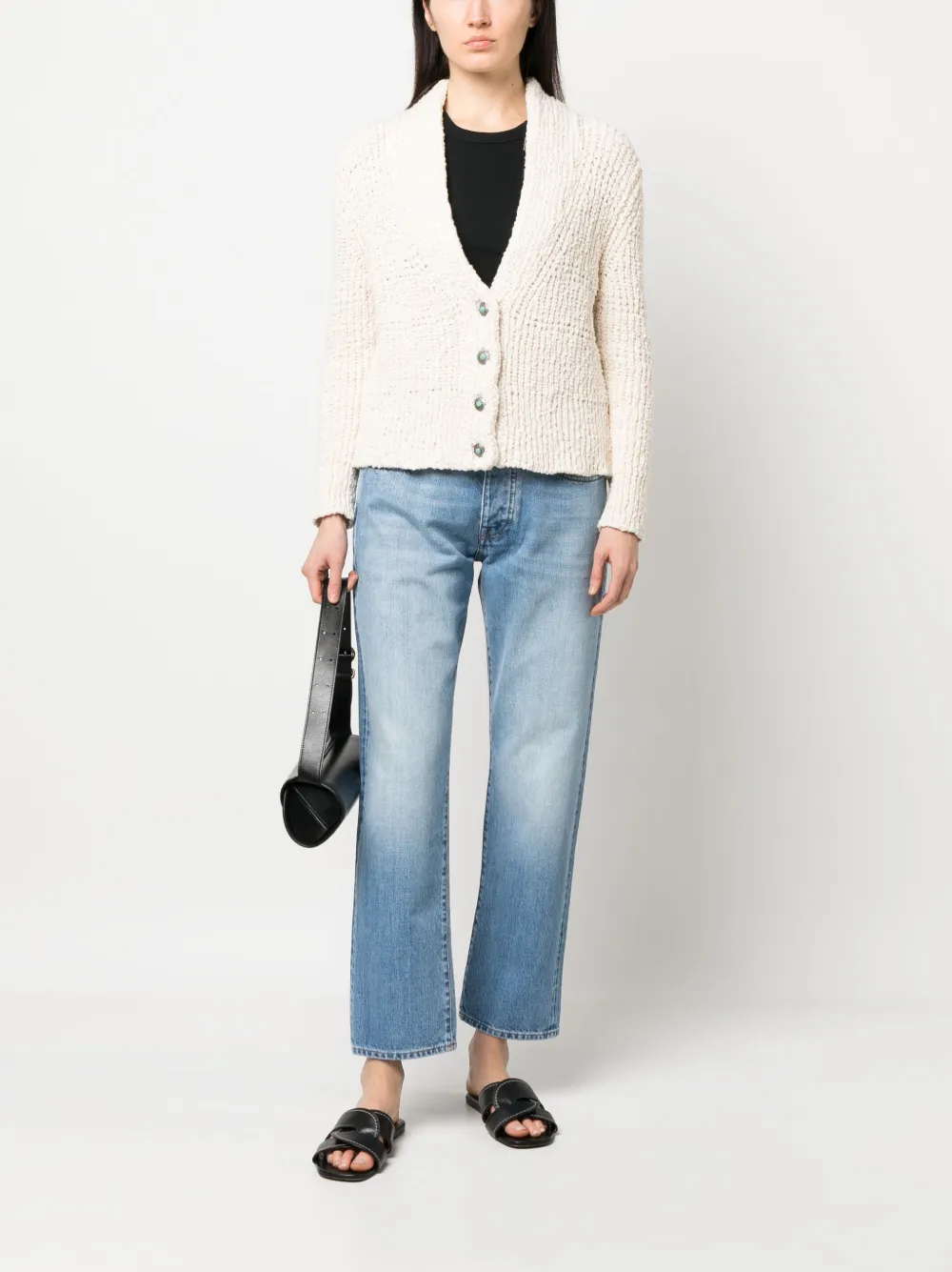 Fortela Gebreid vest - Beige