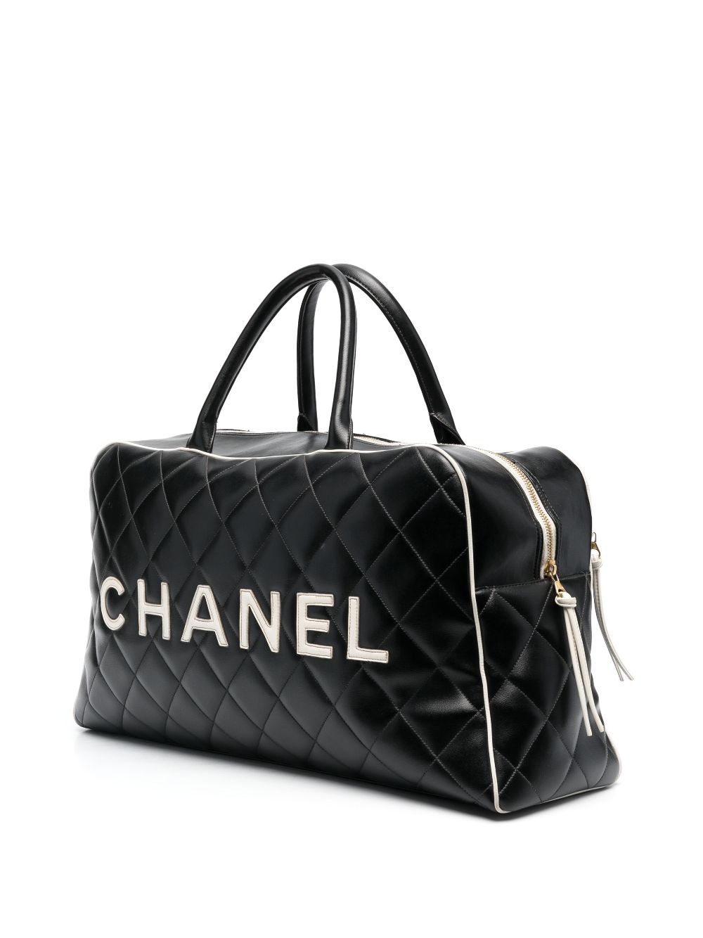 Affordable HOT SALE CHANEL 1994-1996 diamond-quilted holdall bag Women