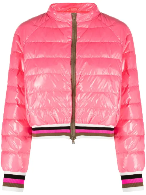 Herno chamarra bomber capitonada