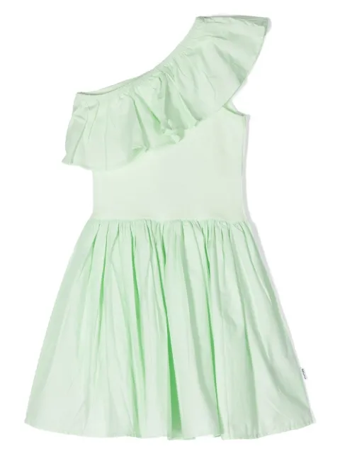 Molo one-shoulder pleated dress