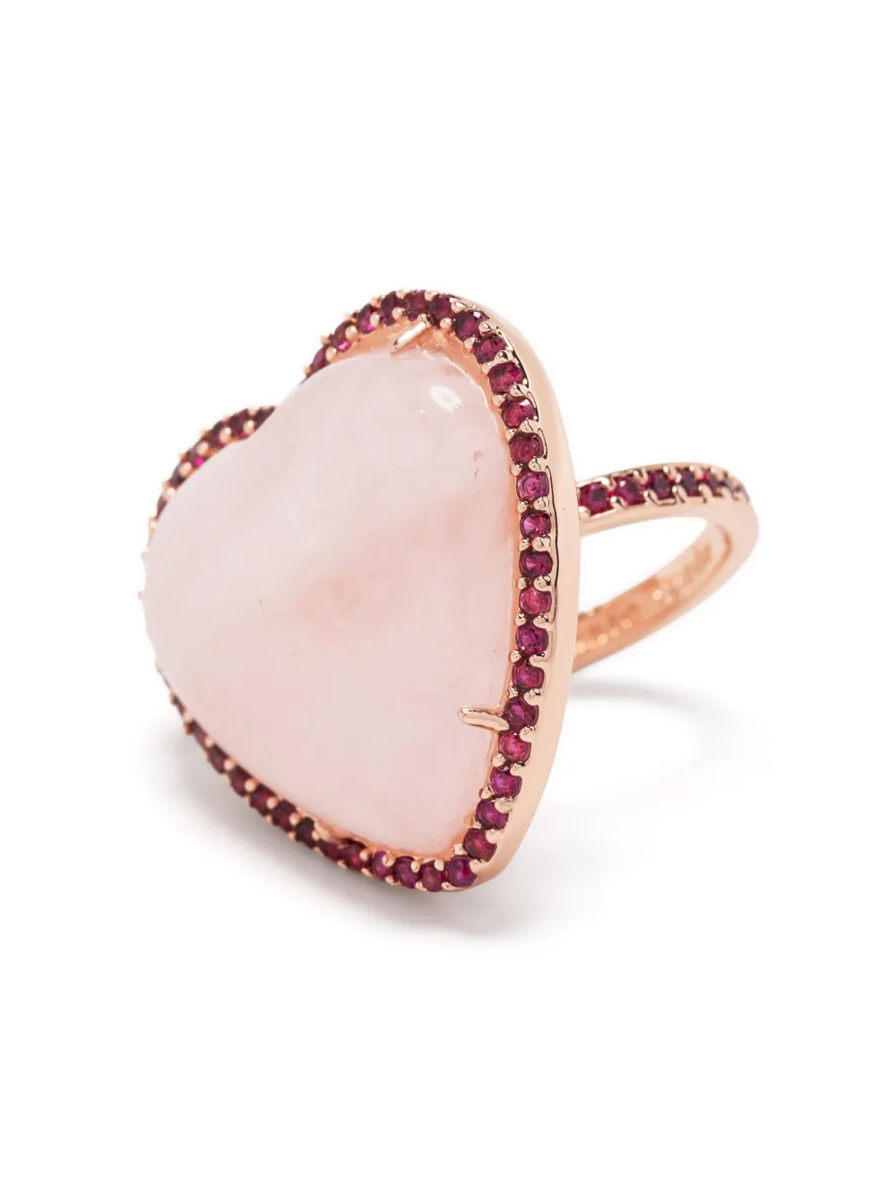 Kate Spade Ring met verfraaid hart - Roze