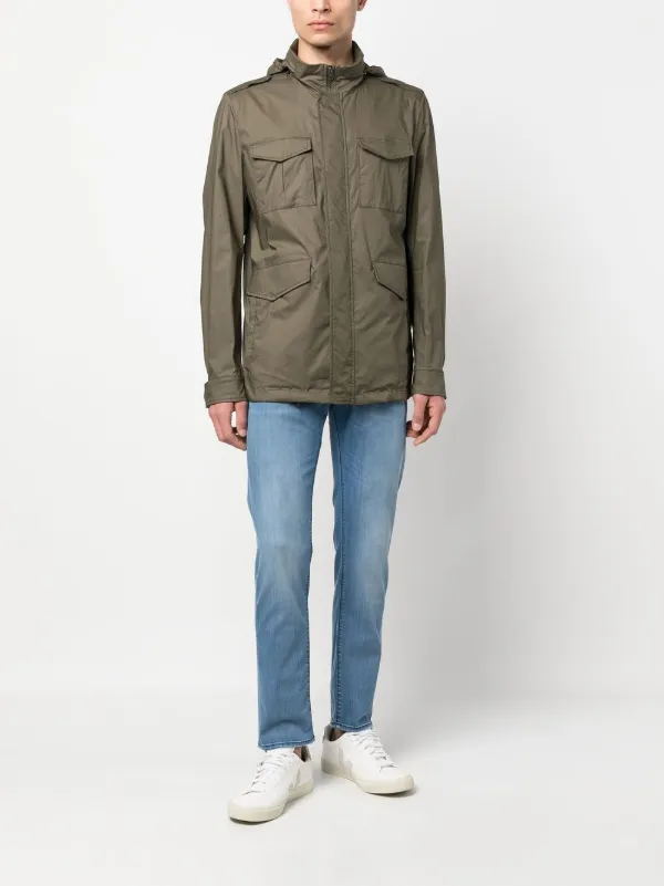 Herno long-sleeve zip-up Hoodie Jacket - Farfetch