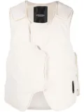 A-COLD-WALL* round-neck gilet - Neutrals