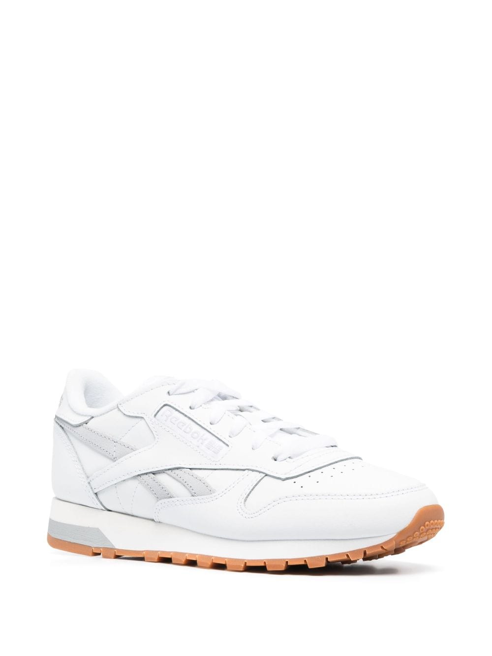 Shop Reebok Low-top Leather Sneakers In White