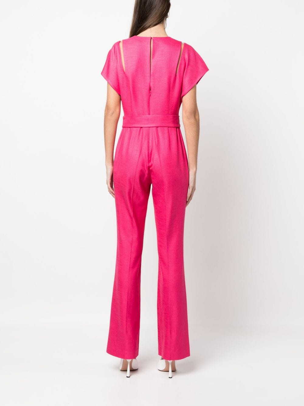 Shop Genny Cut-out Detail Jumpsuit In Pink