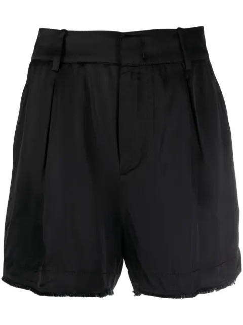 Nº21 satin-finish tailored shorts