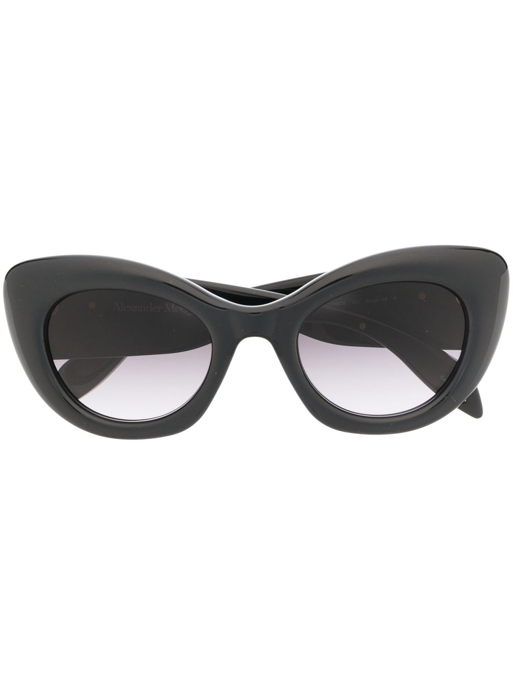 Image 1 of Alexander McQueen Eyewear نظارة شمس بإطار دائري كبير