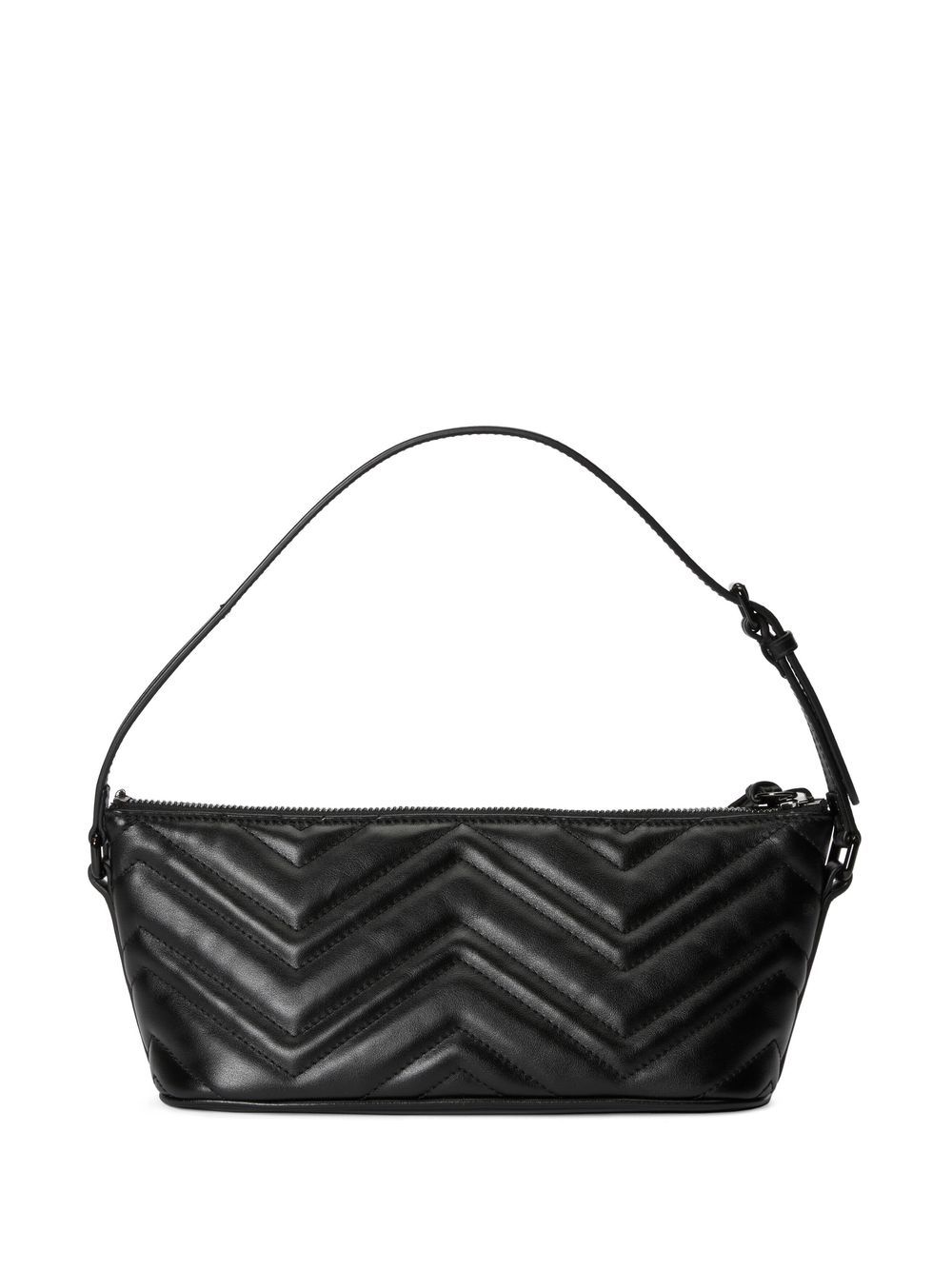 Gucci Gg Marmont Leather Shoulder Bag In Black | ModeSens