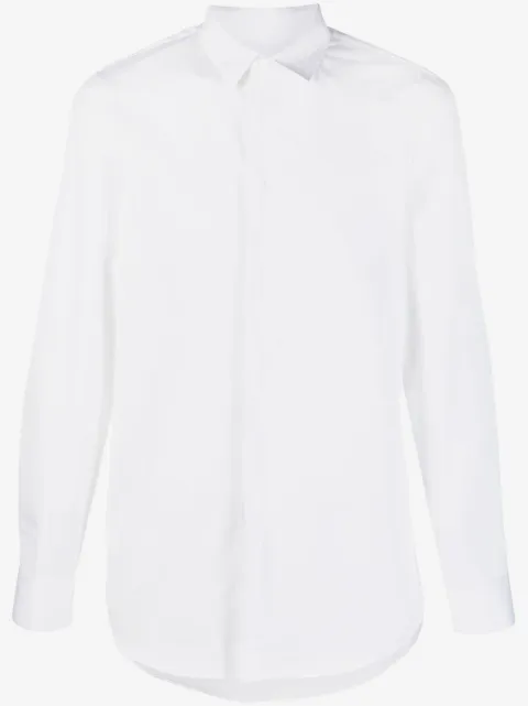 Jil Sander chemise en coton à manches longues