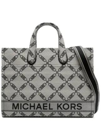 Michael Michael Kors logo embossed Tote Bag White FARFETCH IE