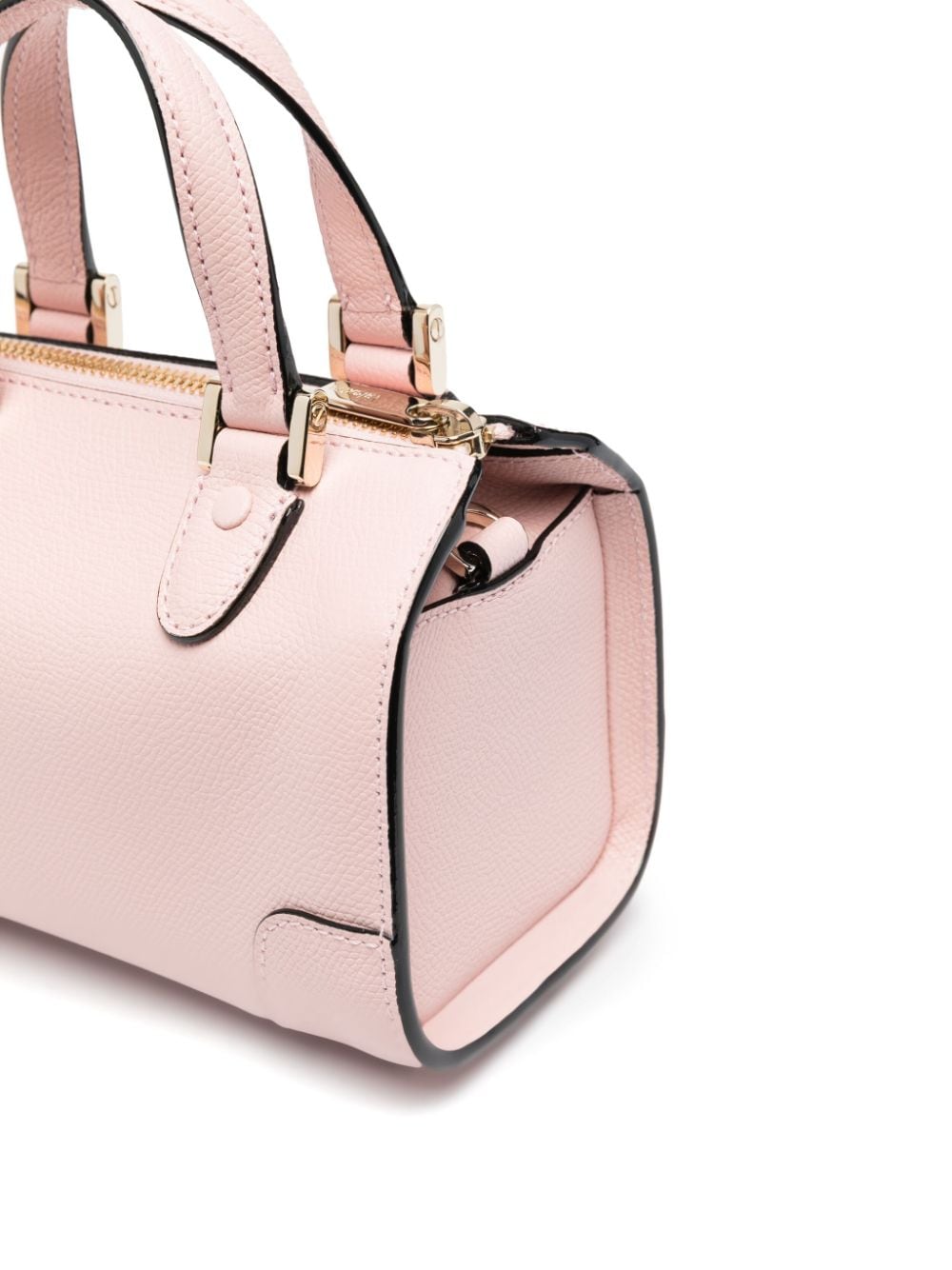 Shop Valextra Medium Leather Shoulder Bag In Pink