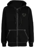True Religion Big T zip-up hoodie - Black