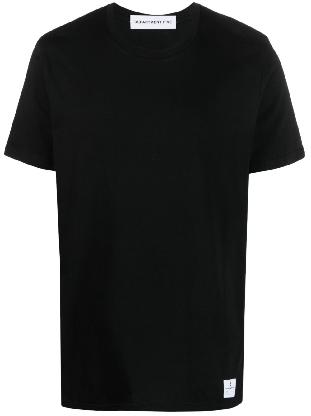 round-neck cotton T-shirt