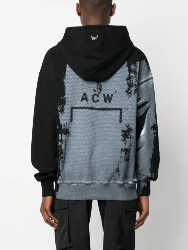 A-COLD-WALL* Brushstroke abstrast-print Hoodie - Farfetch