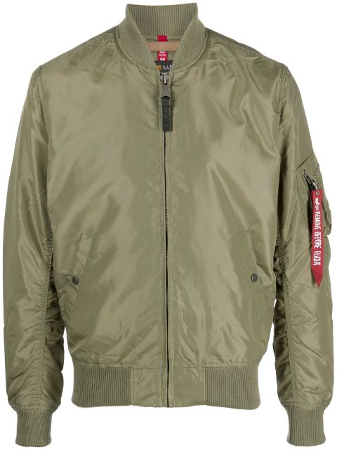 Alpha Industries - zip-sleeve bomber jacket