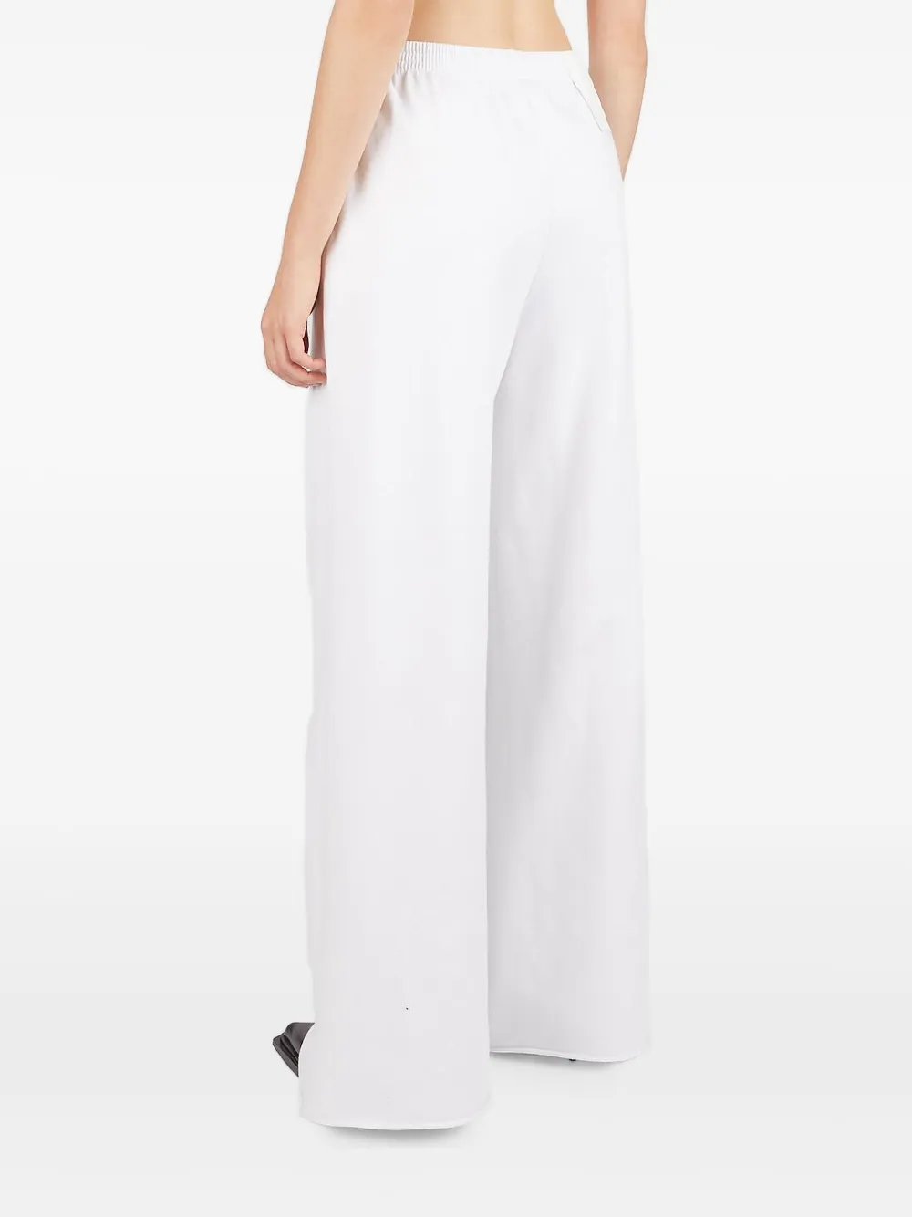 Raf Simons Logo-embroidered Track Pants In White
