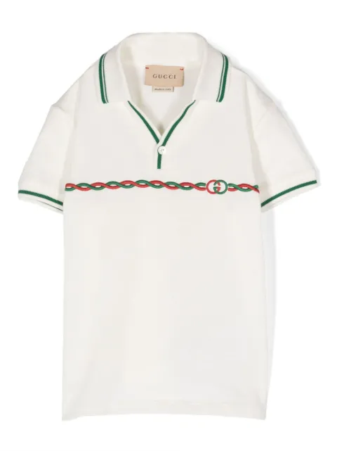 Gucci Kids jersey-knit cotton romper