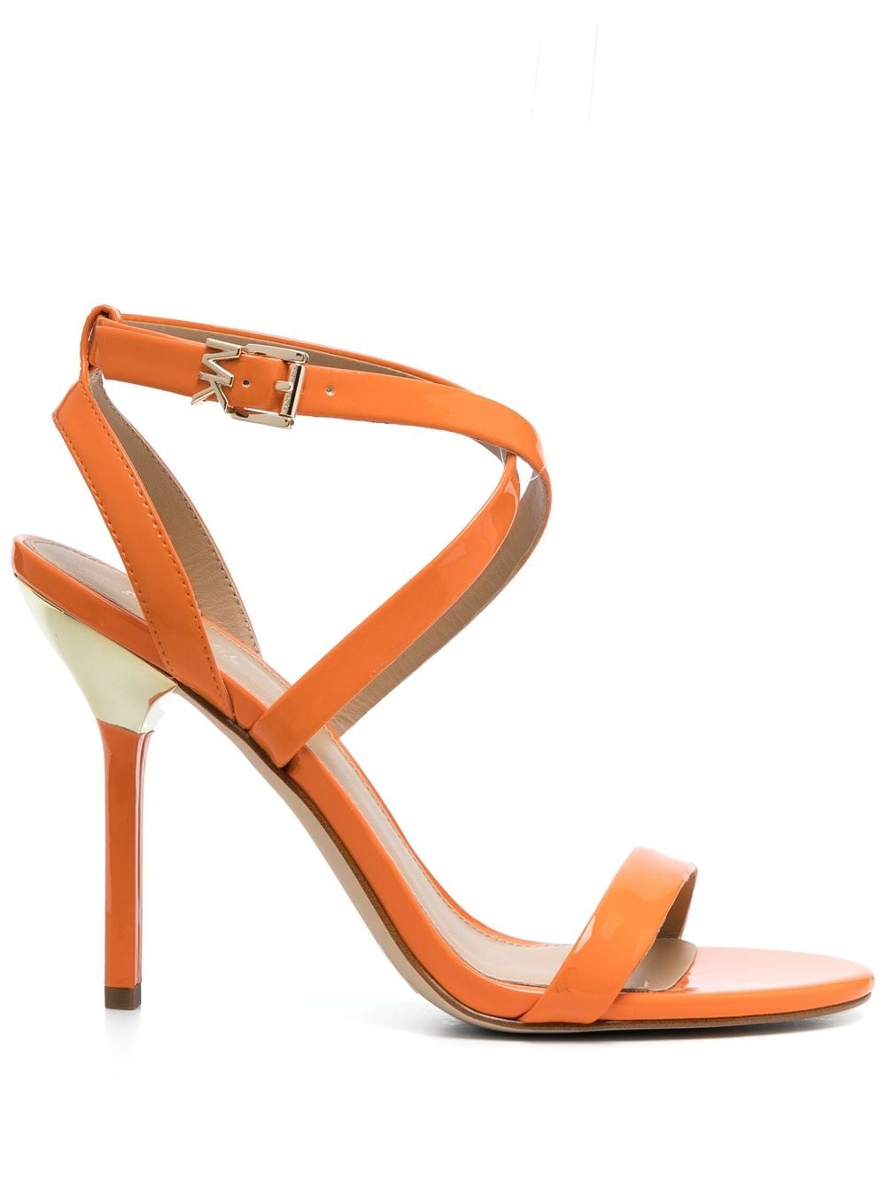 Michael Michael Kors Women's Asha Strappy High-heel Sandals In Apricot