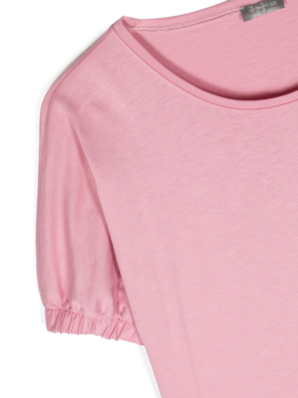 Shop Il Gufo Elasticated-cuffs Cotton T-shirt In Pink