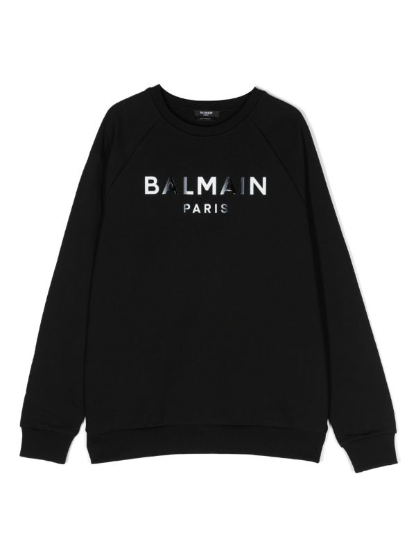 Balmain Kids エンボスロゴ スウェットシャツ - Farfetch