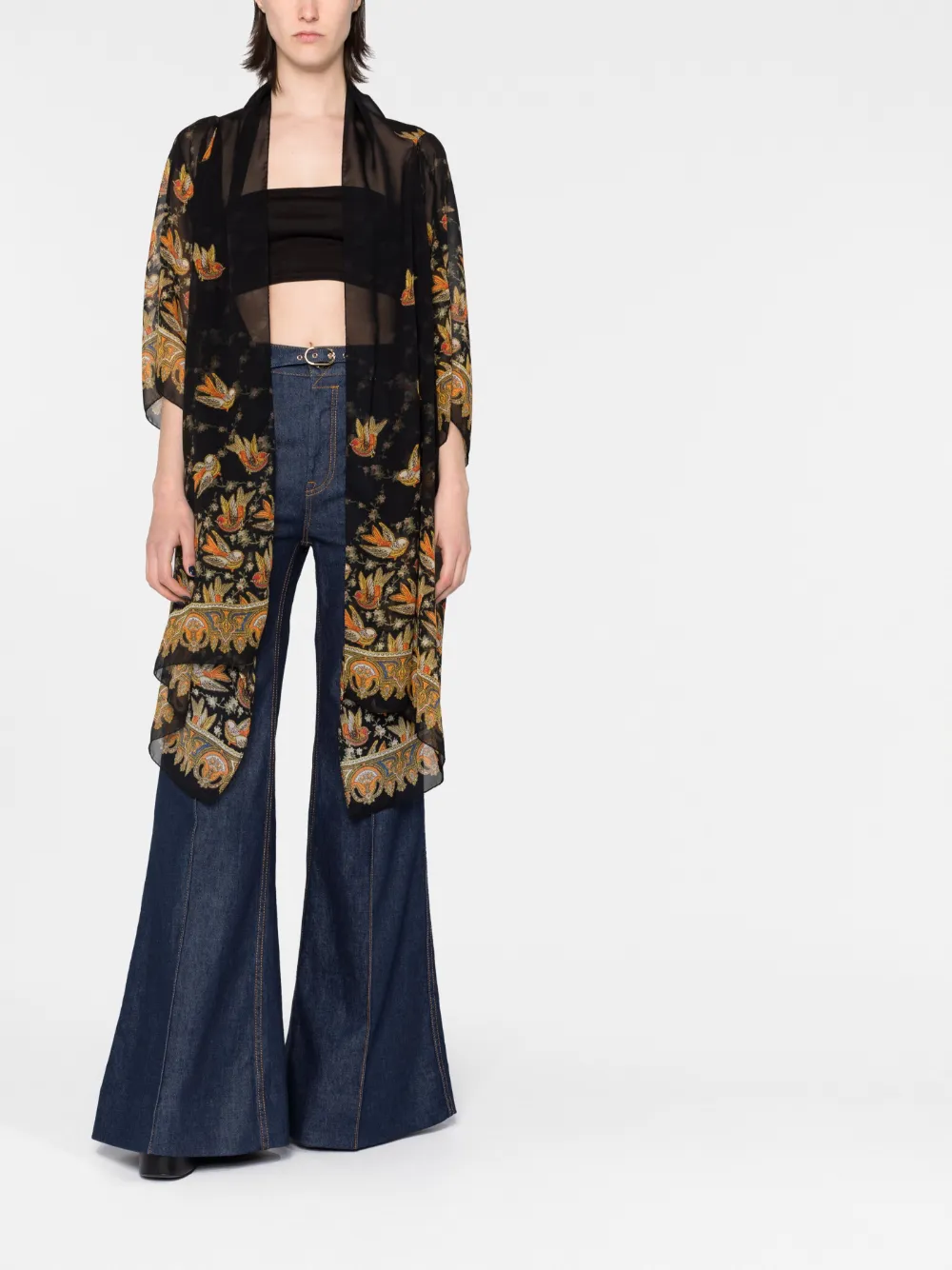 ETRO Zijden blouse - Zwart