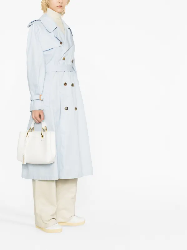 トートバッグ EMPORIO ARMANI Woman Tote bags White EW000360AF14787 U0005 Emporio Armani logo-strap Tote Bag | White | FARFETCH