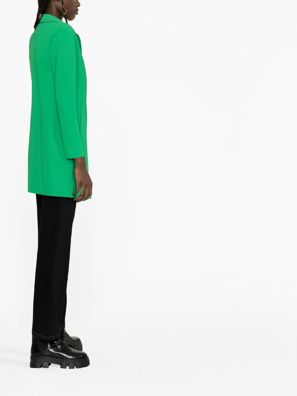 Shop Herno First Act Single-breasted Coat In Green