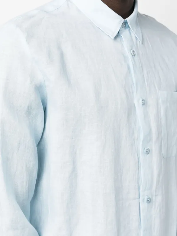 A.P.C. リネンシャツ | ブルー | FARFETCH JP