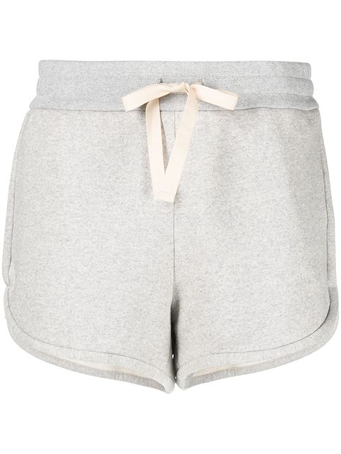 Jil Sander shorts con cordones en la pretina 